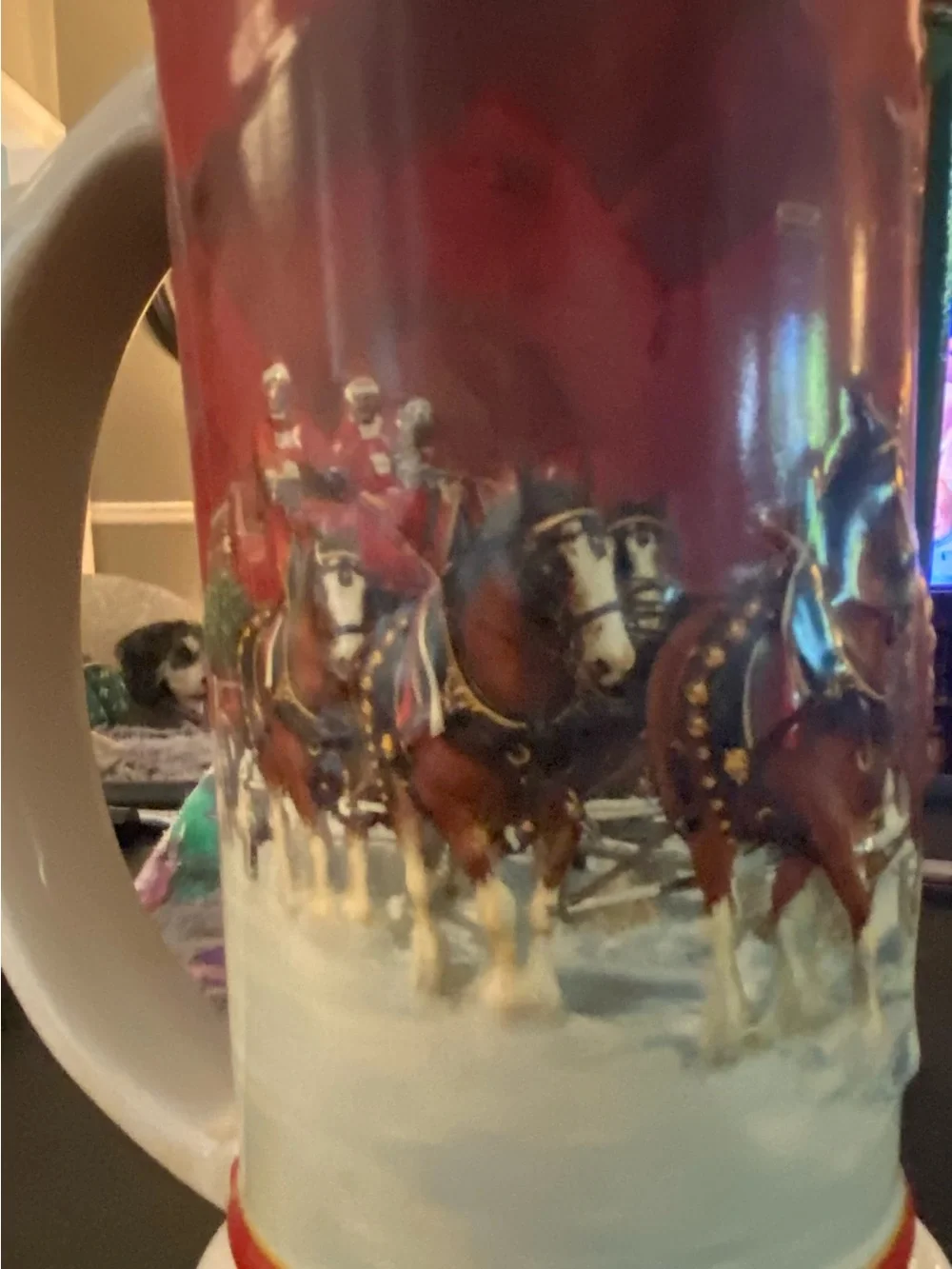 PRICE DROP Budweiser 2004 Holiday Stein - 25th Anniversary